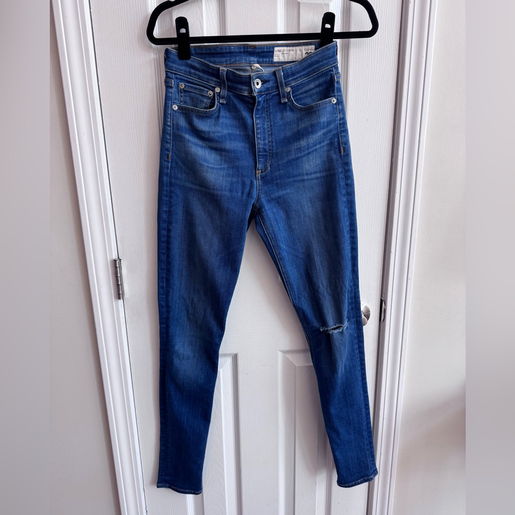 Rag & Bone Nina High Rise Skinny Jeans Size 26